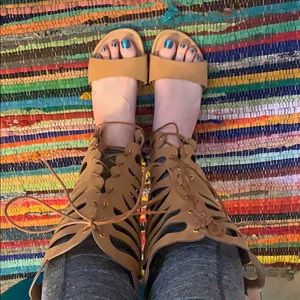 Torrid Knee-Length Gladiator Sandals size 11